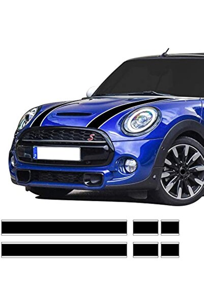 Generic ملصقات فينيل لتزيين غطاء المحرك وغطاء صندوق السيارة الخلفي لسيارة مين...