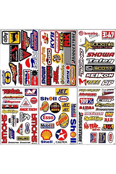 Generic مجموعة ملصقات سباقات جرافيكية للدراجات النارية والدراجات الرباعية وال...