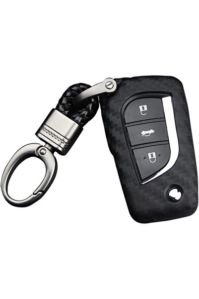 Generic غطاء مفتاح سيليكون من إم. جيه فيسون لسيارات تويوتا 4 رانر، أفالون، سي...