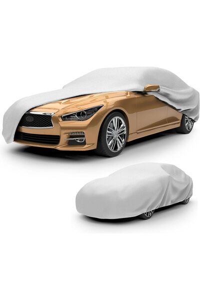 Generic Budge B-3 Lite Car Cover Gray Size 3: Fits Sedans up to 16'8" Scratch...