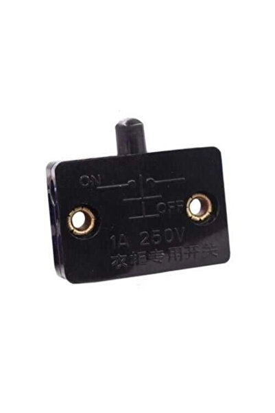 Genel Markalar 250V 1A Dolap Kapak Switch NC - Siyah