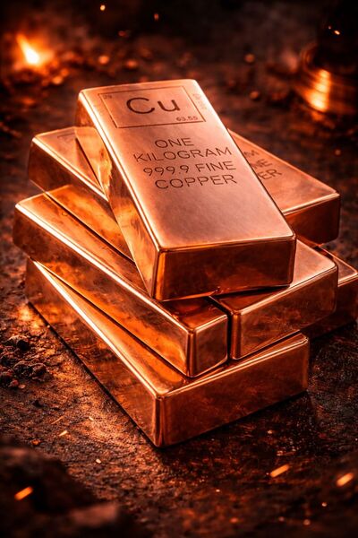 Copper Platform %99 Saf Koleksiyonluk 1 KG Sertifikalı Kutulu Saf Bakır Levha...