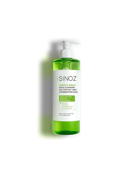 SİNOZ Sebum Face Cleansing Gel (400ml) – Oil Control for Oily Combination Skin