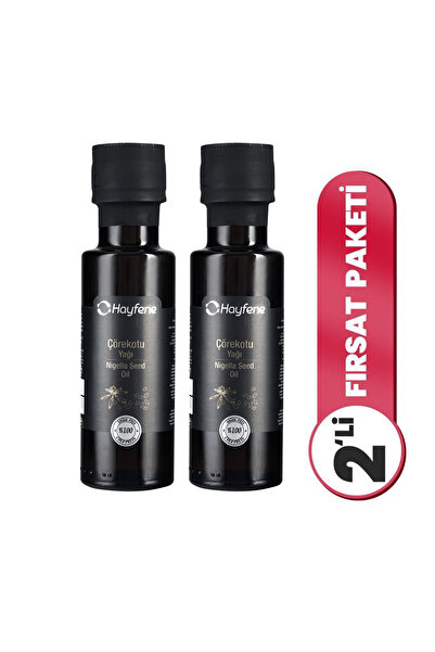 Hayfene Çörek Otu Yağı ( Çörekotu ) 100 ml Soğuk Press 2'li Set