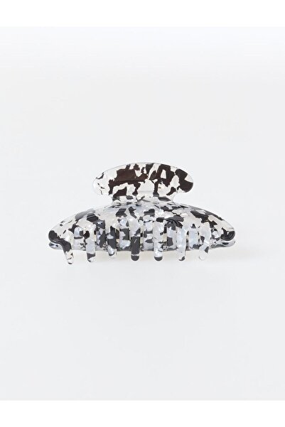 Jimmy Key Siyah Leopar Desenli Kelebek Toka