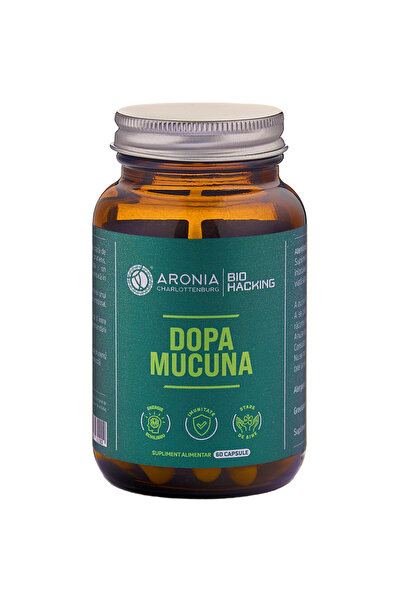 Aronia Charlottenburg Dopa Mucuna 500 mg , 60 capsule cu beneficii pentru bun...