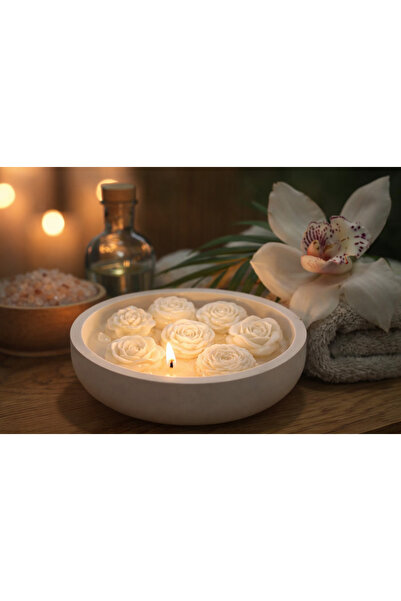 Atelier DDeux Beton Tasarım Mum Grande