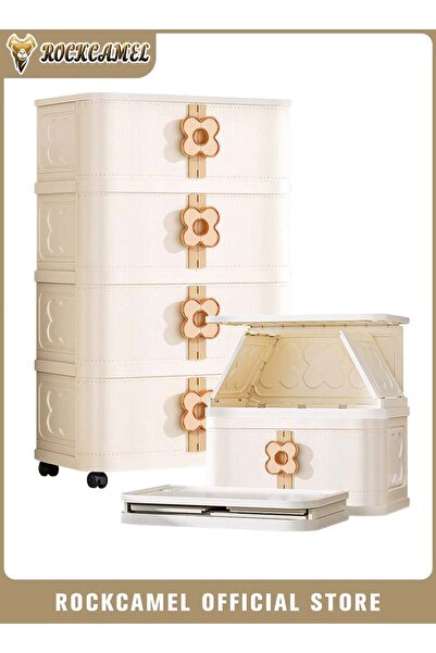 ROCKCAMEL Multifunctional Folding Storage Cabinet