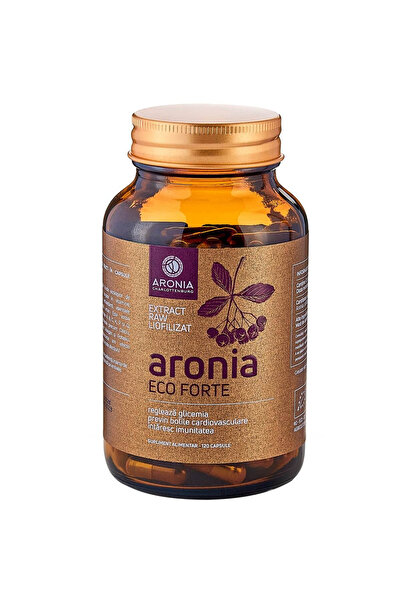 Aronia Charlottenburg Aronia Forte, 120 Capsule din Aronia, RAW , regleaza gl...