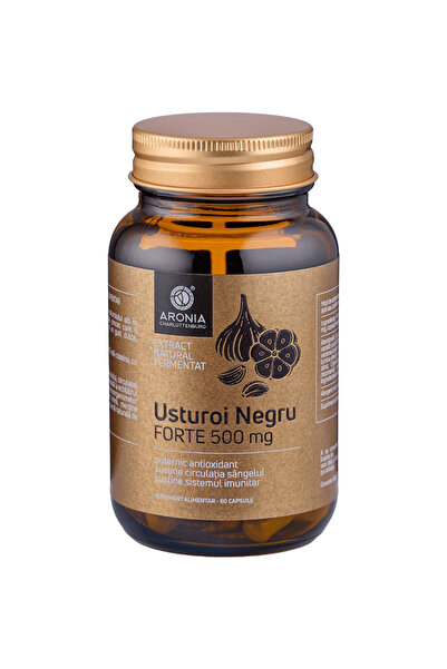 Aronia Charlottenburg Usturoi Negru Forte , 60 capsule cu beneficii dovedite ...