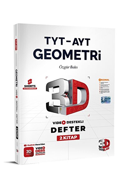 3D Yayınları 2026-2027 Müfredat TYT-AYT Geometri 2. Kitap Detaylı Video Anlat...