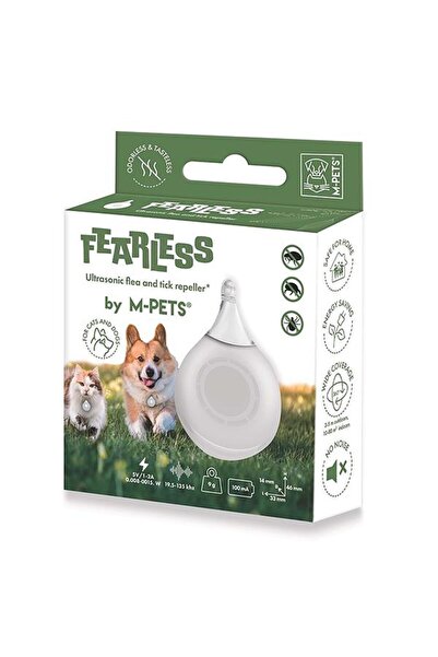 M-PETS Fearless Ultrasonic Pire ve Kene Kovucu Beyaz