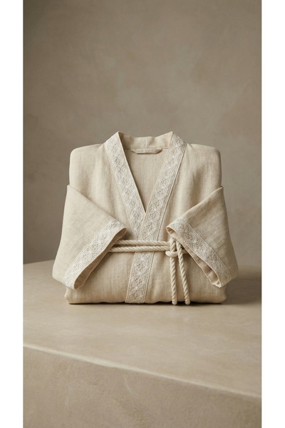 Minteks Κιμονό με δαντελένια διακόσμηση