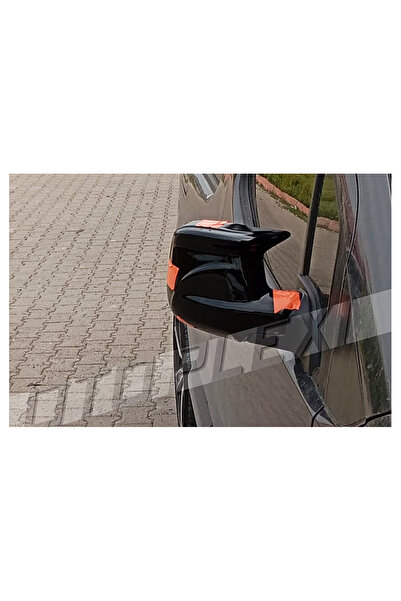 OTOPLEXİ Peugeot Rifter Batman Ayna Yarasa Ayna Kapağı Takımı Parlak Siyah Ab...