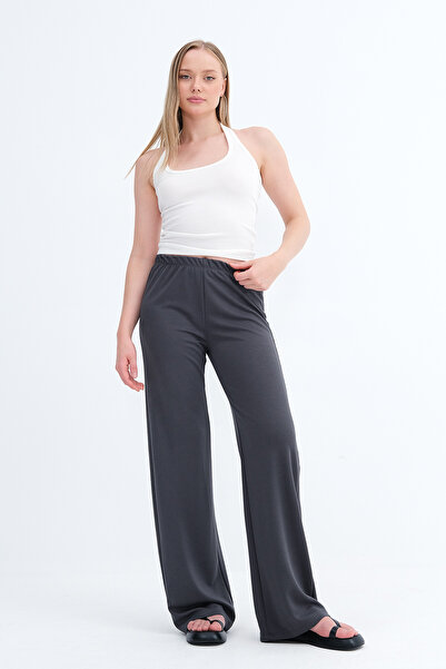 Addax Elastic Waist Trousers Pn9023