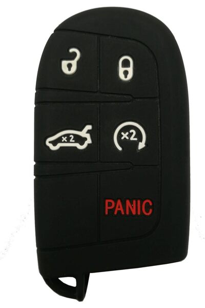 Generic غطاء حماية من السيليكون المطاطي لمفتاح السيارة جيب جراي، مناسب لفتح ا...