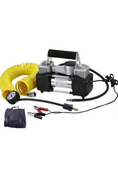 Generic CAR AIR COMPRESSOR 2 CYLINDER PORTABLE AIR GENERATOR TIRE INFLATOR