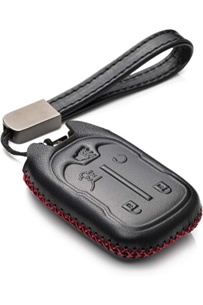 Generic Vitodeco Genuine Leather Smart Key Fob Case with Leather Key Strap Co...