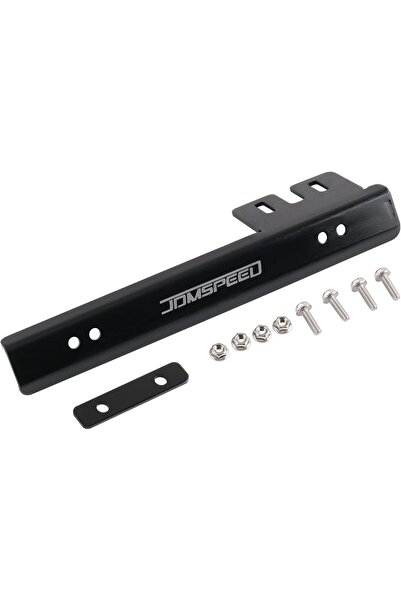 Generic حامل لوحة ترخيص أمامي أسود من JDMSPEED