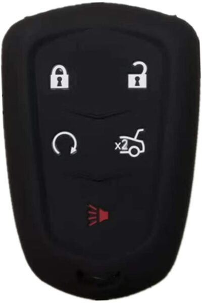 Generic غطاء حماية سيليكوني لمفتاح السيارة عن بعد للدخول بدون مفتاح، مناسب لس...