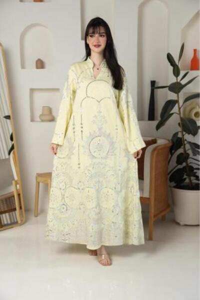 extel Luxury Jalabiya with Elegant Eastern Embroidery