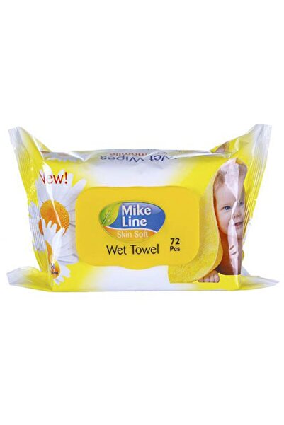 MIKE Set 7 x 72 Line Chamomile Wet Wipes with Lid, with Chamomile
