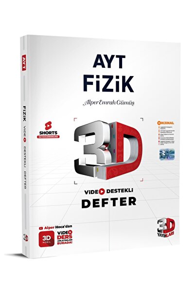 3D Yayınları 2026-2027 Müfredat AYT Fizik Konu Anlatımı (Detaylı Video Anlatı...