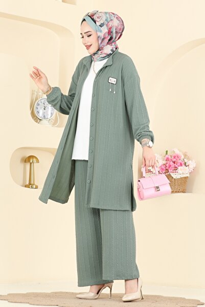 ModaMerve Arma Detaylı Burgu Takım 210BO429-MS Mint