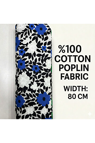 MEKİK MANİFATURA قماش بوبلين قطن 100% بعرض 80 سم للخياطة والحرف اليدوية