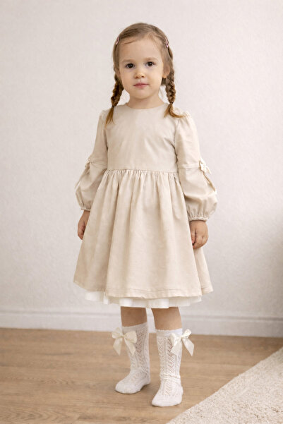 Nolis Elegant dress with bows 1-6 years