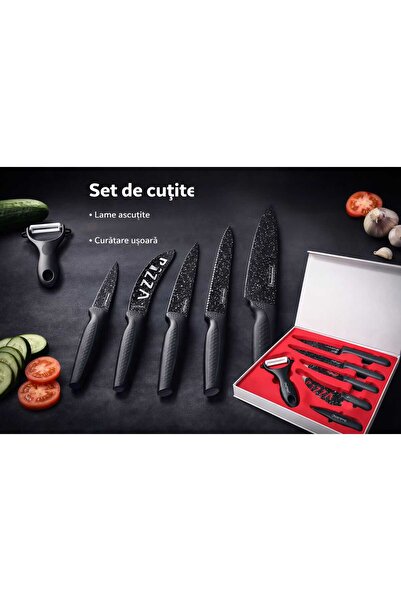 cheffinger 1 + 1 Set of 6 Knives Superior Quality