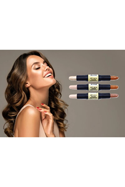 Epilons مجموعة من 3 قطع من أدوات إخفاء العيوب ذات الطرفين المزدوجين