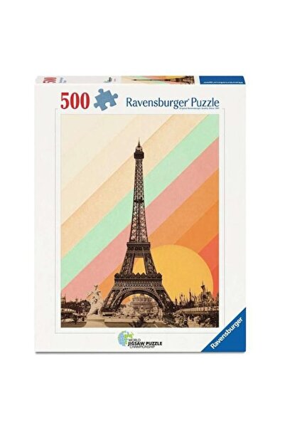 RAVENSBURGER 500 Pieces - World Jigsaw Puzzle Championship - Rainbow over Paris