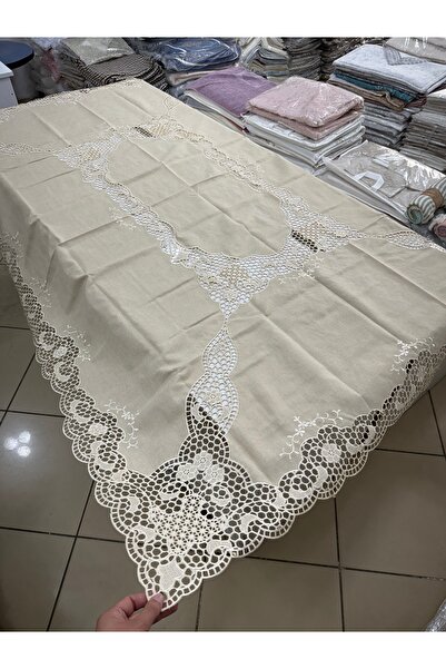 EVTEKSTİLİ DANTEL ANGLES MASA ÖRTÜSÜ