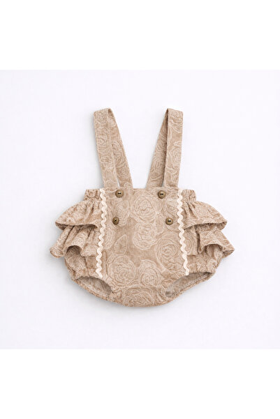 Coolimino Soft Rose Motif Baby Girl Jumpsuit One Piece