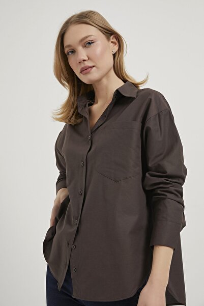 Arma Life Armalife 3963 pocket detail comfortable fit basic women's shirt