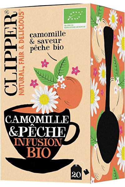 Clipper Chamomile and Peach Organic Herbal Tea