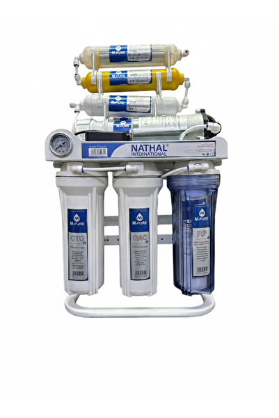 Abasic 7-stage device with base, clock, and pressure gauge