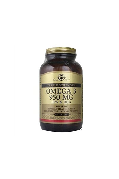 Solgar Omega 3 950 Mg 100 Softgel Capsules