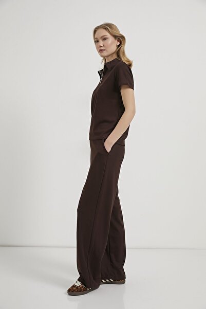 Arma Life Armalife 7077 zipper detail blouse with elastic waist trackpants wo...