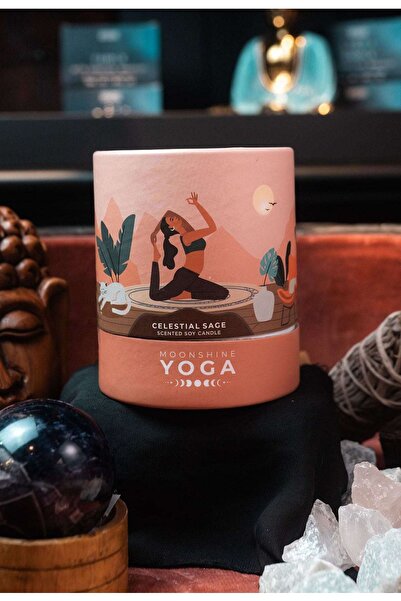 Namaruna Moonshine Yoga - Lumânare din ceară de soia cu Salvie Celestială - 1...