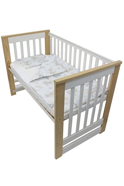 PRICHINDEL Set de lenjerie de pat pentru copii - 3 piese, bumbac, animale pe ...