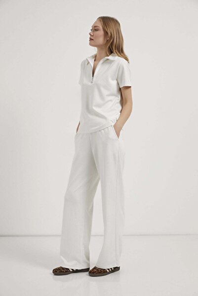 Arma Life Armalife 7077 zipper detail blouse with elastic waist trackpants wo...