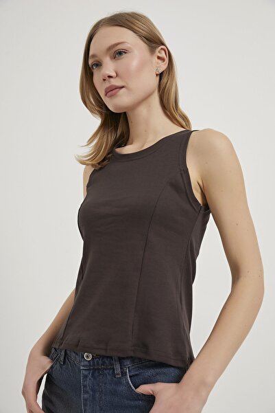 Arma Life Armalife 26654 Women's Sleeveless Bluz with Ruffled Skirt