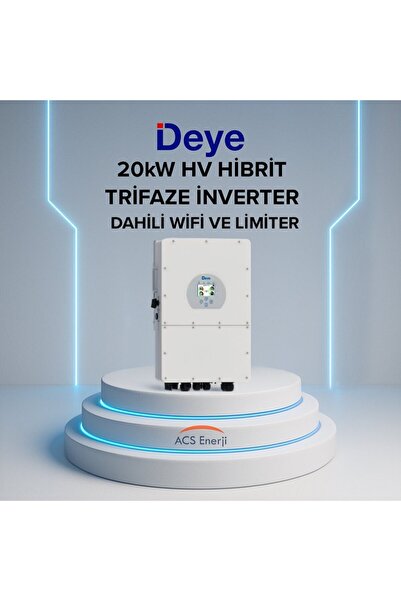 DEYE 20KW HİBRİT TRİFAZE İNVERTER HV