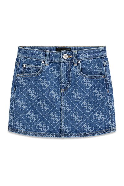 Guess BG Store Kız Çocuk Mavi Etek