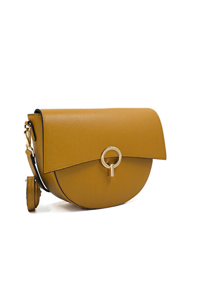 Posete Fagaras Christine Leather Purse - Mustard, Casual Bag Made of Genuine ...