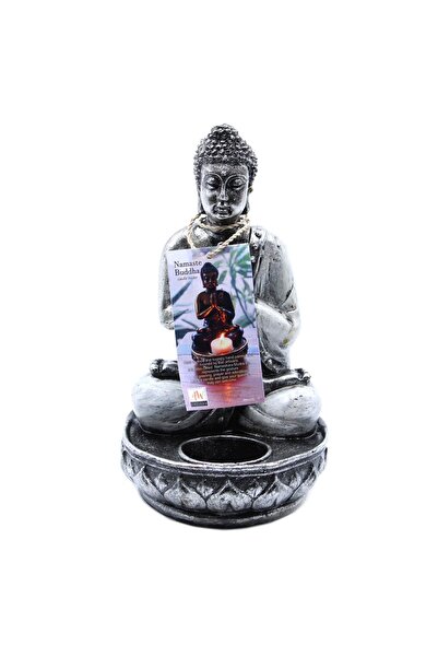 Namaruna Sfeșnic Buddha - Alb - Mediu