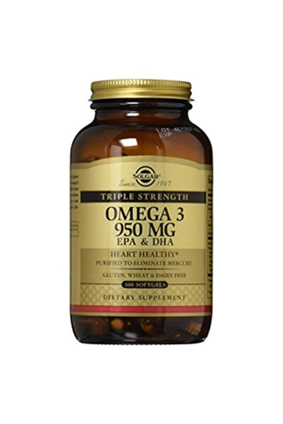 Solgar Omega-3 950 Mg 100 Soft Gel/Capsules