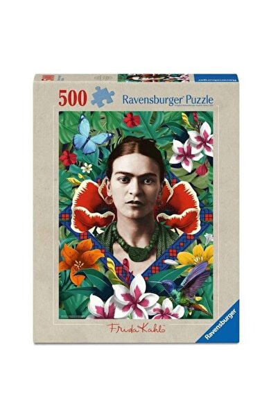 RAVENSBURGER 500 pieces puzzle - Frida Kahlo - Blooming Fantasy